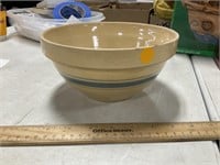 8 Inch Blue Band Stoneware Bowl