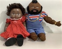 Vintage Baby Whitney & Mr. T Dolls