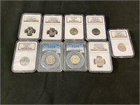 Graded Proof/Mint State Quarters