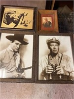 John Wayne framed pictures & art