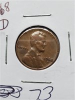 Higher Grade 1968-D Lincoln Penny
