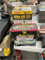 Motion Senser Light & Bike Lift Ceiling Mount