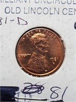 BU 1981-D Lincoln Penny