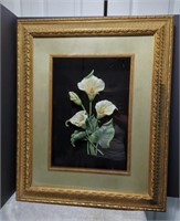 Cali Lily 3-D Large Art Framed Boxed-In Flower