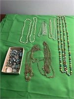 Jewelry, Necklaces, Beads, Pearls, Stones, Chains