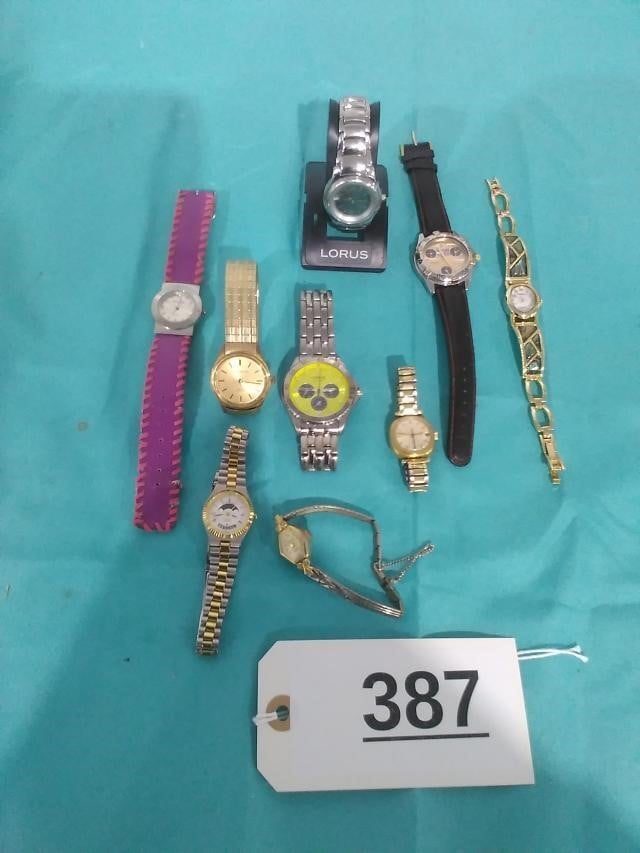 9 Assorted Watches