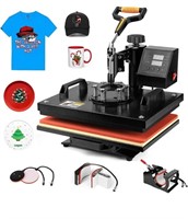 Pro 5 in 1 TUSY Heat Press, Slide Out 12x15 S