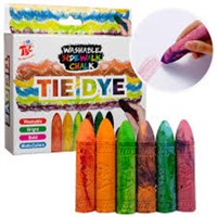 2 packs of Tie Dye chalk 6 colors