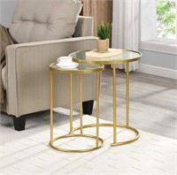 FirsTime & Co.® Stark Gold Nesting End Table