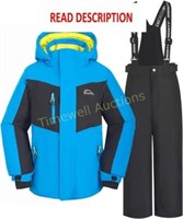 SMONTY Kid's Snow Suit  Ski Set  Blue 6-7Y