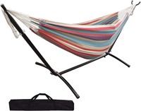 SUNLAX Brazilian Double Hammock with Stand