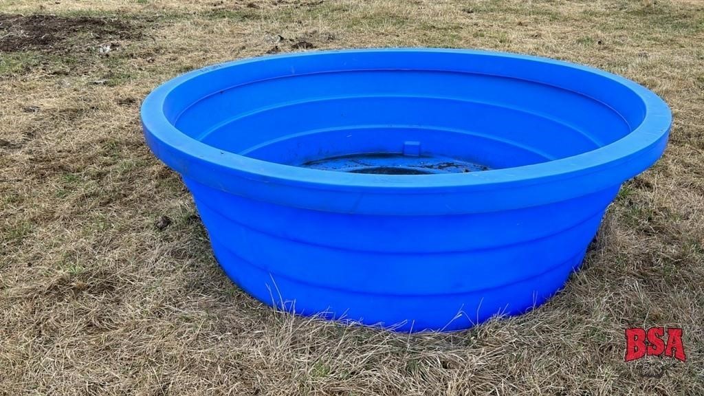 OFFSITE: Flex Hopper Plastics Blue Water Trough