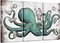 Kreative Arts Green Octopus Wall Art