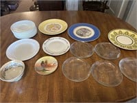 Plates (one is cracked)