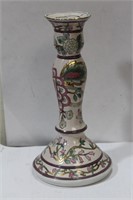 A Single Chinese Ceramic Candlestick