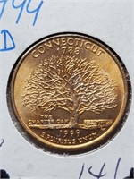 Gold Plated 1999-D Washington State Quarter