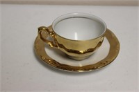 A Kronester Bavaria Bone China Cup and Saucer