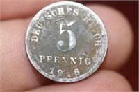 A 1916 German 5 Pfennig