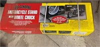 Motorcycle Stand with Wheel Chock