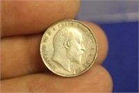 1903 3 Pence British Silver Coin