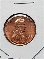 BU 1986-D Lincoln Penny