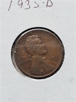Better Grade 1935-D Wheat Penny