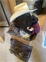 Clothes - cowboy hat, shirts, underwear, hats,