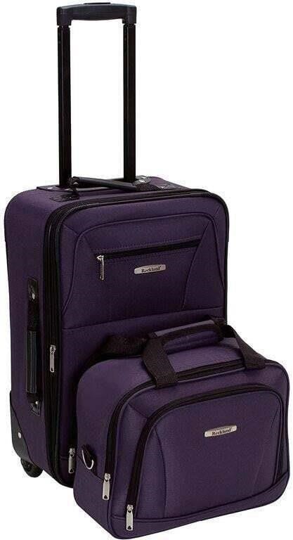 2-Piece (14/19) Luggage Set, Purple