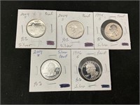 Lot of Proof Silver Quarters