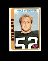 1978 Topps #351 Mike Webster EX to EX-MT+