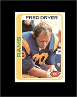 1978 Topps #366 Fred Dryer EX to EX-MT+