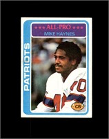 1978 Topps #380 Mike Haynes EX to EX-MT+