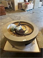 Open Box Round Fire Table - Many Chips