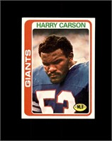 1978 Topps #393 Harry Carson EX to EX-MT+