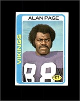 1978 Topps #406 Alan Page EX to EX-MT+