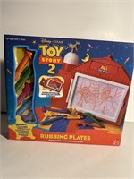 Toy Story 2 Rubbing Plates Mint in Box NOS