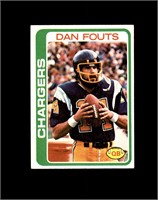 1978 Topps #499 Dan Fouts EX to EX-MT+