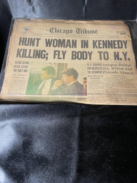 Chicago Tribune Newspaper Complete 6/7/68