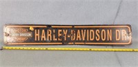 36" Harley Davidson Alum. Sign