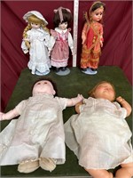 Vintage baby dolls