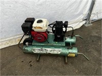 Portable Double Tank Gas Powered Air Compressor