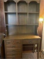 desk with a hutch