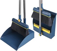 Broom and Dustpan Set  33 Handle  Home Use