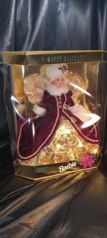 Happy Holidays Hallmark  Barbie 1996. New in box