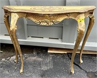 Vintage Florentine Console Table *Has Wear* Ck