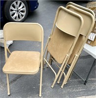 4 Folding Chairs - They do not all match