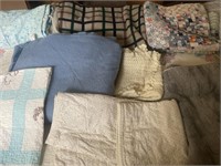 Baby quilts, tattered quilt, afghan, blankets