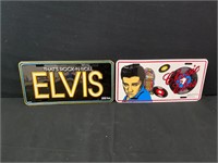 2 Elvis License Plates