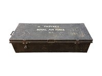 English Royal Air Force Officer's Trunk, Metal