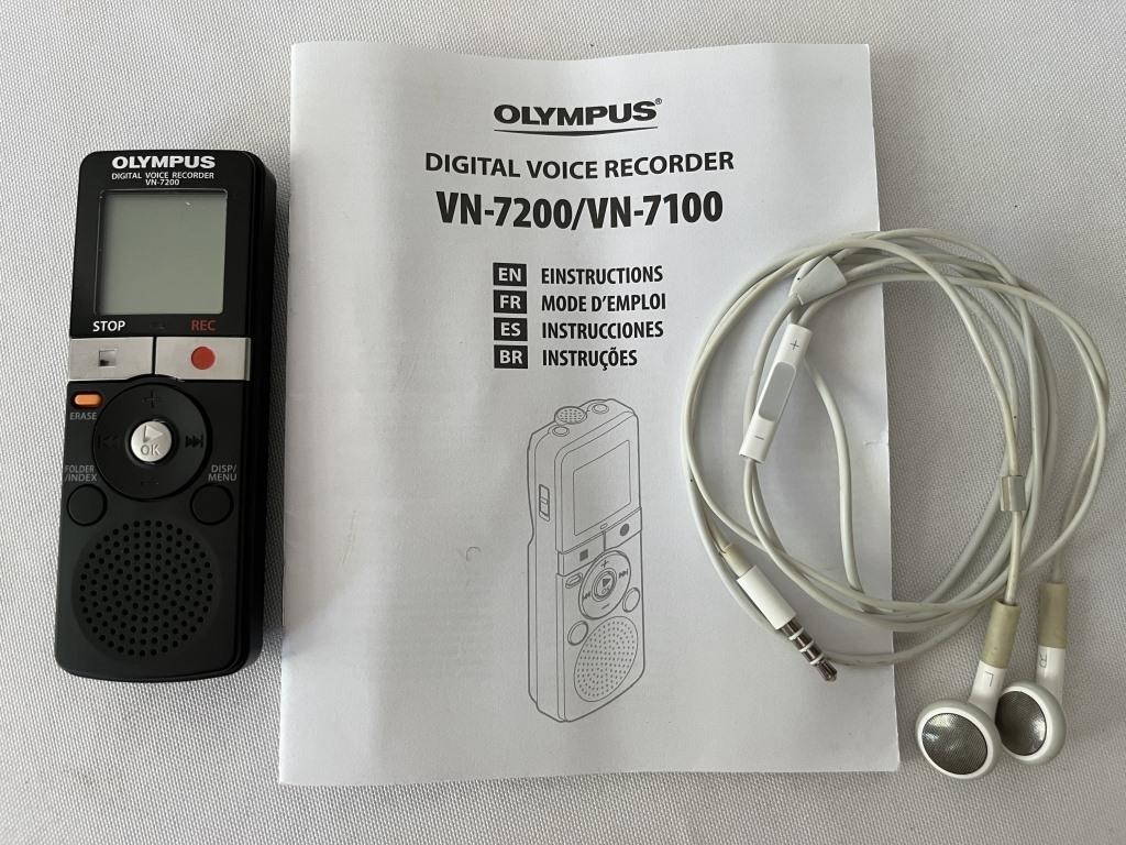Olympus Digital Voice Recorder w/ Earbuds